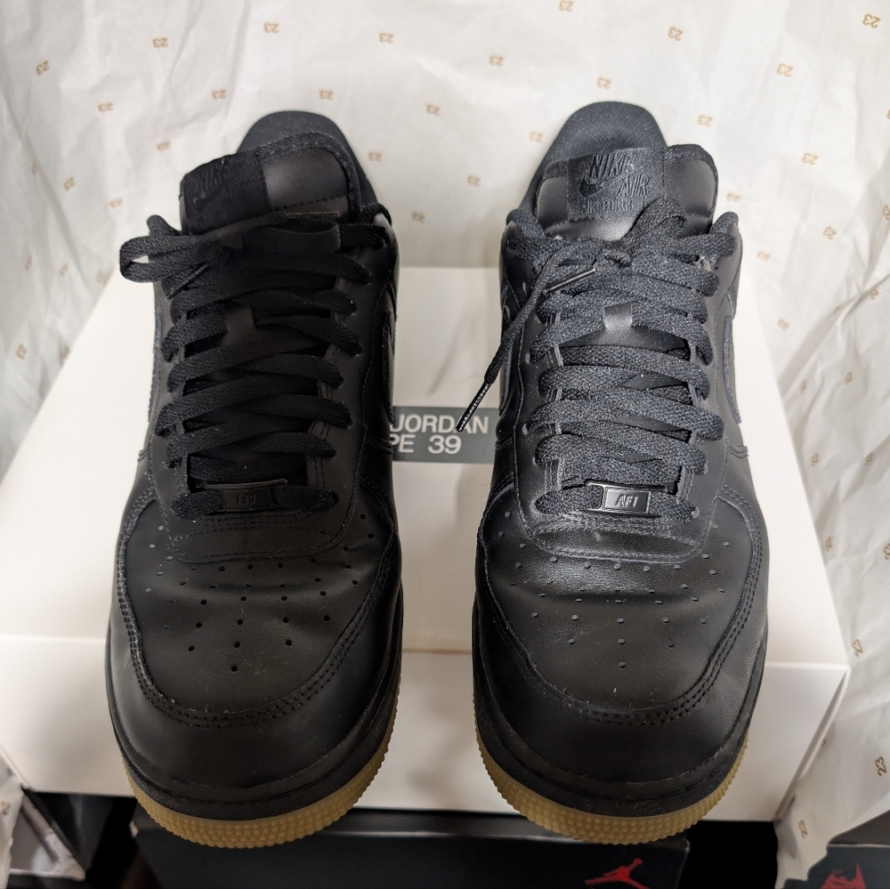 Nike Black N Gum AF1 Low